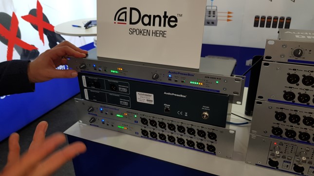 AudioPressBox Dante devices