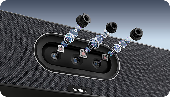 MediaTech - Yealink MeetingBar A50 - Tri kamery - Široké zorné pole